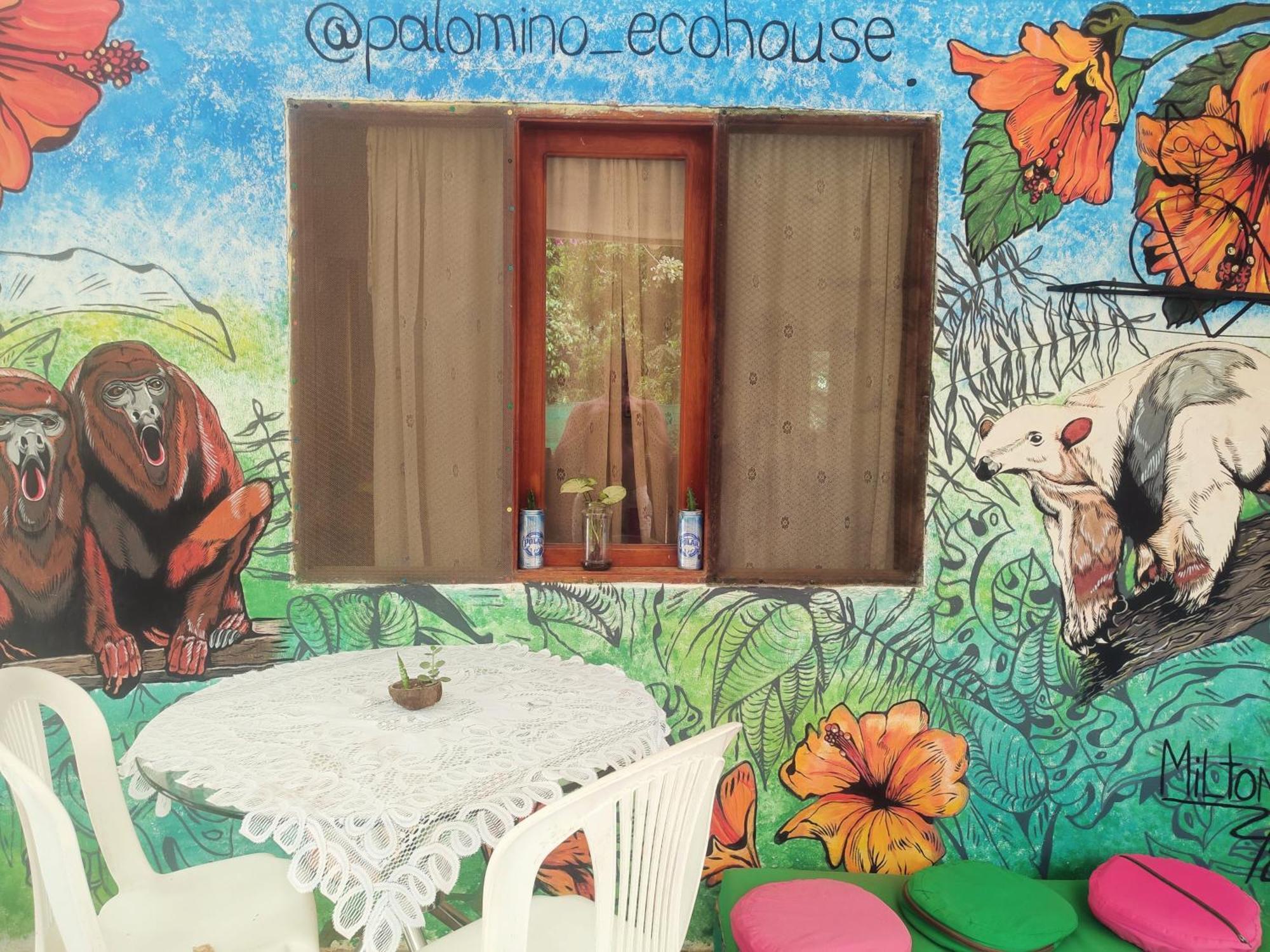 Hostal Palomino Ecohouse & Camping Exterior foto